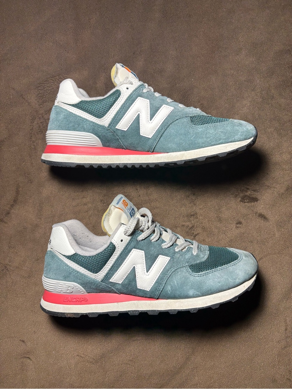 New Balance 574 “New Spruce” sneakers - Size US 9.5 🌲🔥